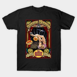 The Armless Wonder Sideshow Poster T-Shirt